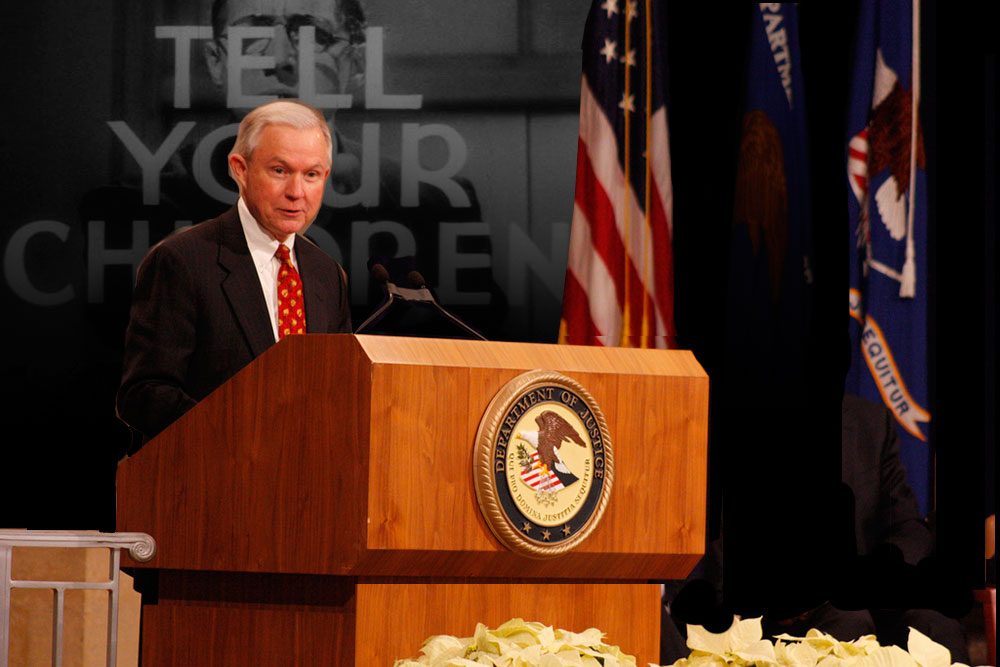 U.S. Attorney General Sessions At the Podium