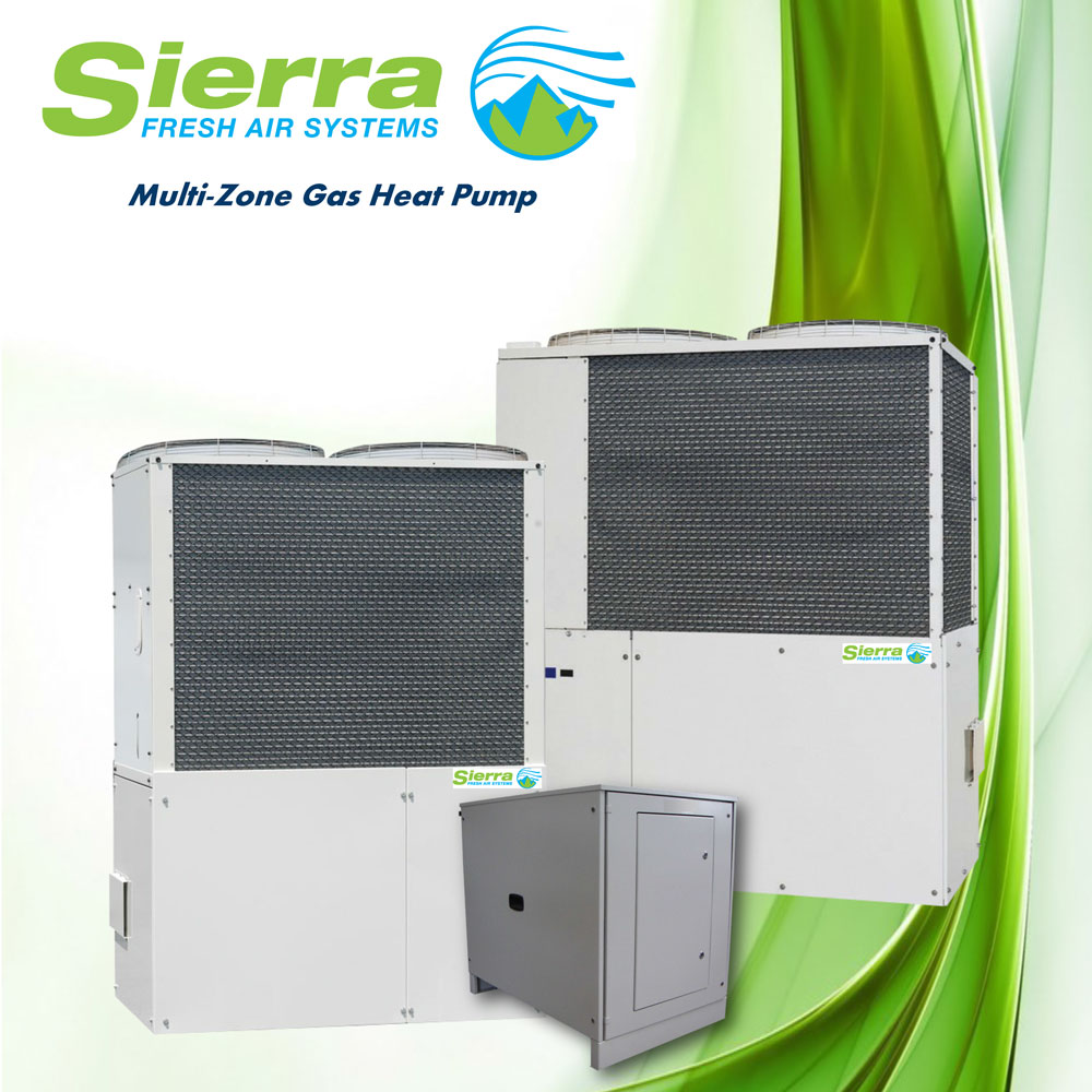 Blue Mountain Energy Sierra Fresh Air Systems Multi-Zone Gas Heat Pump HVAC systems